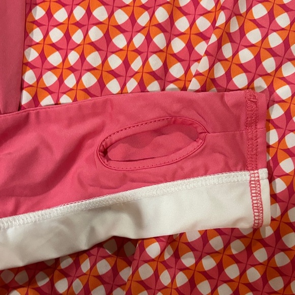 Jofit Pink and White Patterned Button Down Shirt - Picture 3 of 5